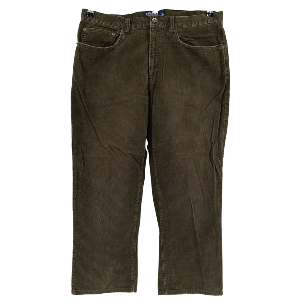 Polo Ralph Lauren‎ Corduroy Pants Men's 36x28 Green Pant Trouser Vintage 90s Y2K
